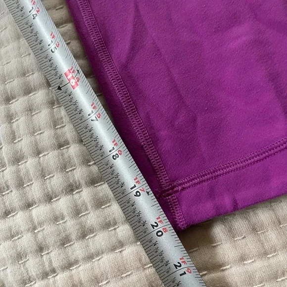 Lululemon athletica Vibrant Purple and Black Reversible Leggings - Picture 4 of 10